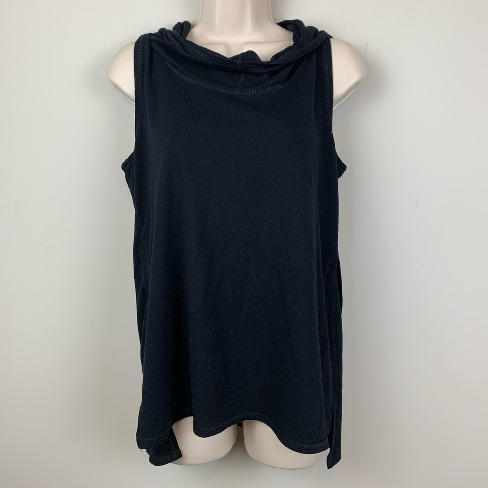 Kyodan Black Sleeveless Hoodie Activewear M